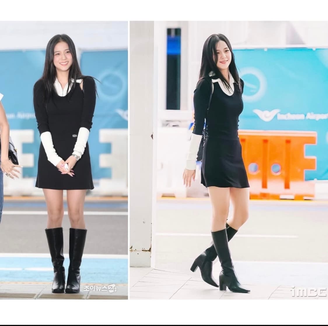 (지수 착용) kijun 하프집업 컷아웃 원피스 상품이미지1