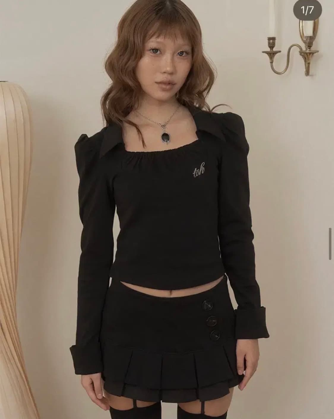 Toh 돌리탑 블라우스 택 달린 새상품 판매 상품이미지1