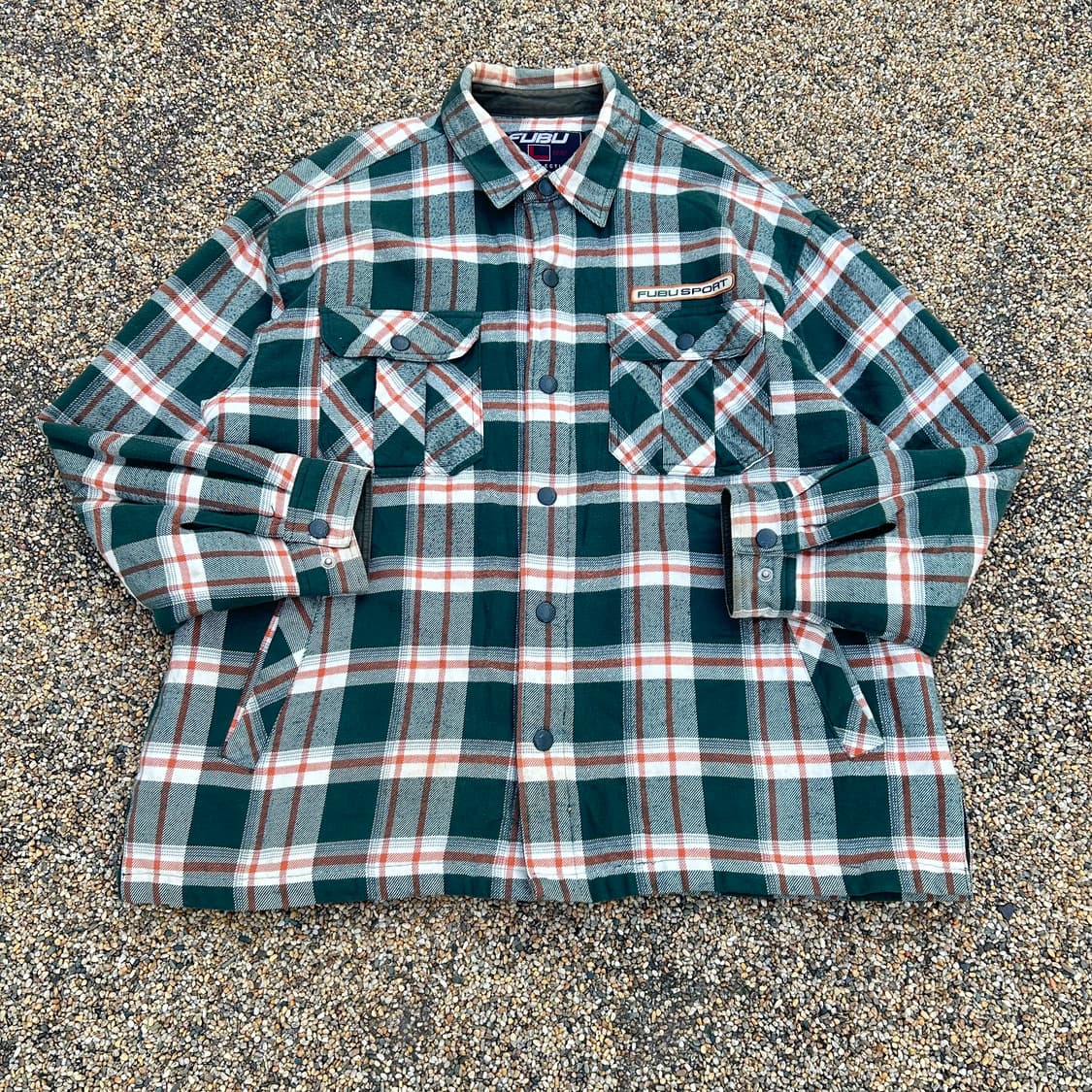 Fubu 체크패턴 패딩 자켓 상품이미지1