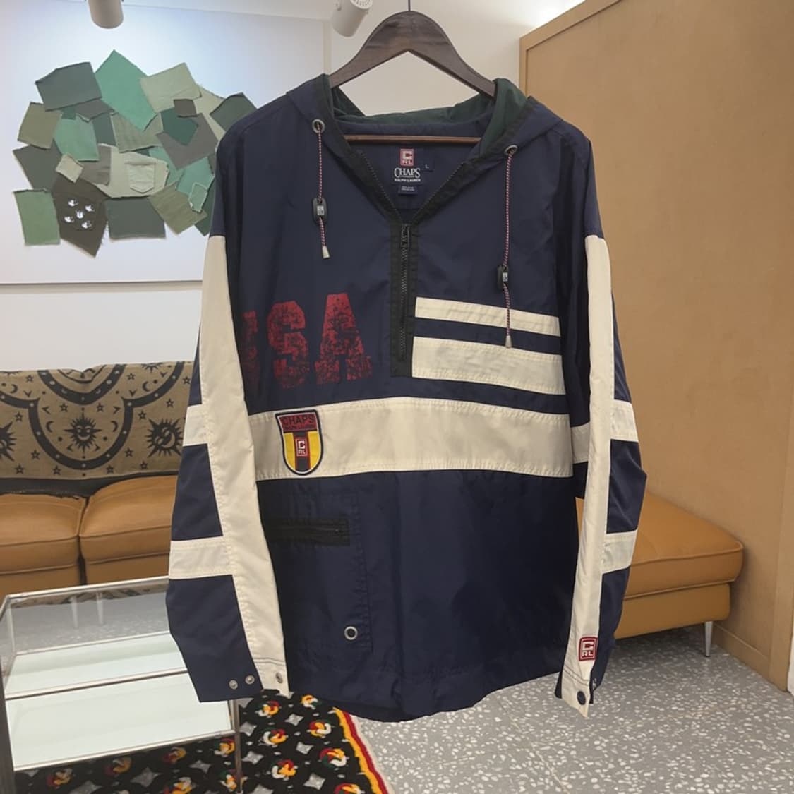 챕스 랄프로렌 올드스쿨 레트로 오버핏 바람막이 아노락 L C07410 상품이미지3