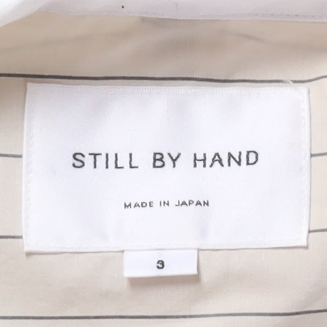 스틸 바이핸드 STILL BY HAND Stripe Shirt 

 상품이미지8