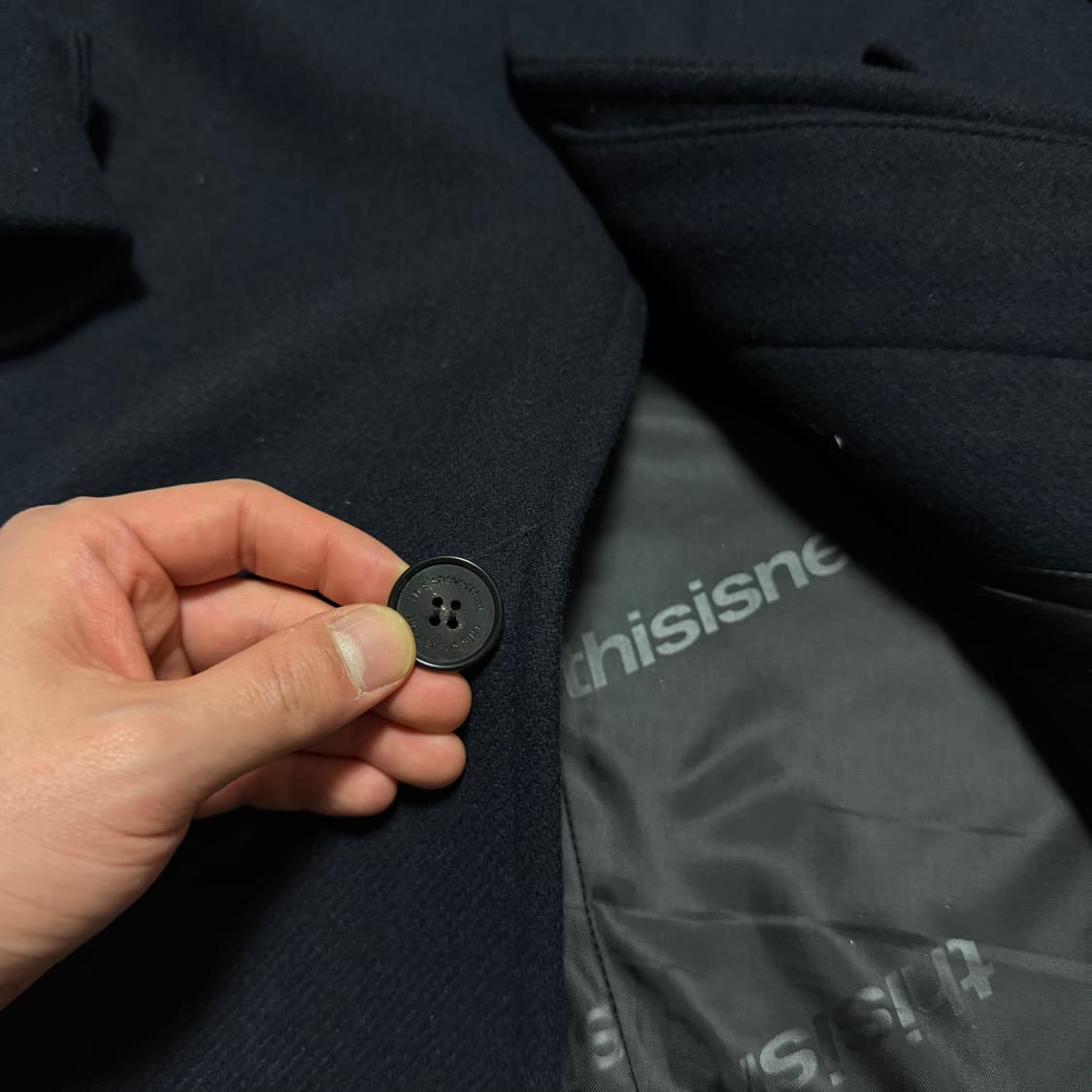 디스이즈네버댓 울 롱코트 상품이미지2