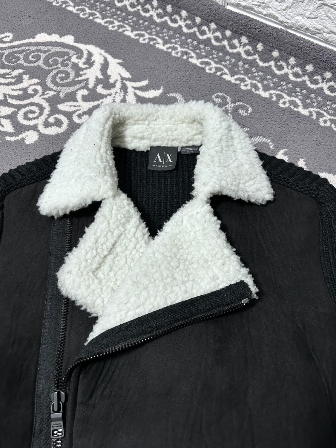 아르마니 스웨이드 니트 하이브리드 자켓 상품이미지8