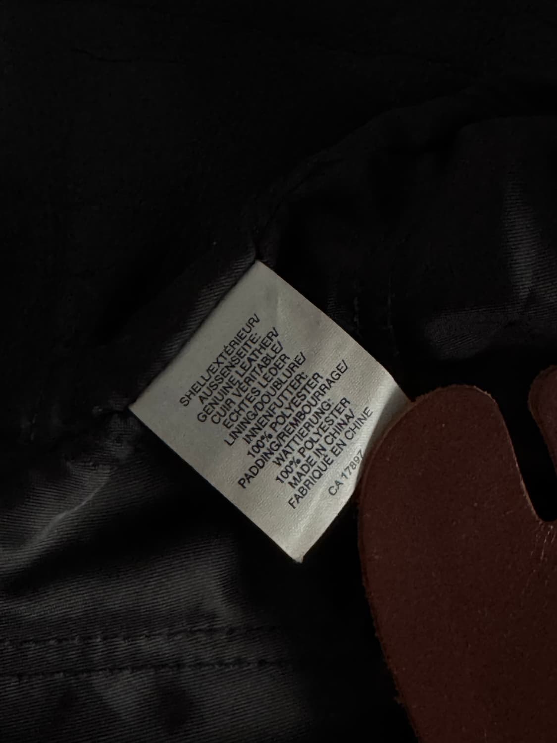 [L] 올드갭 싱글 집업 레더 자켓 상품이미지7