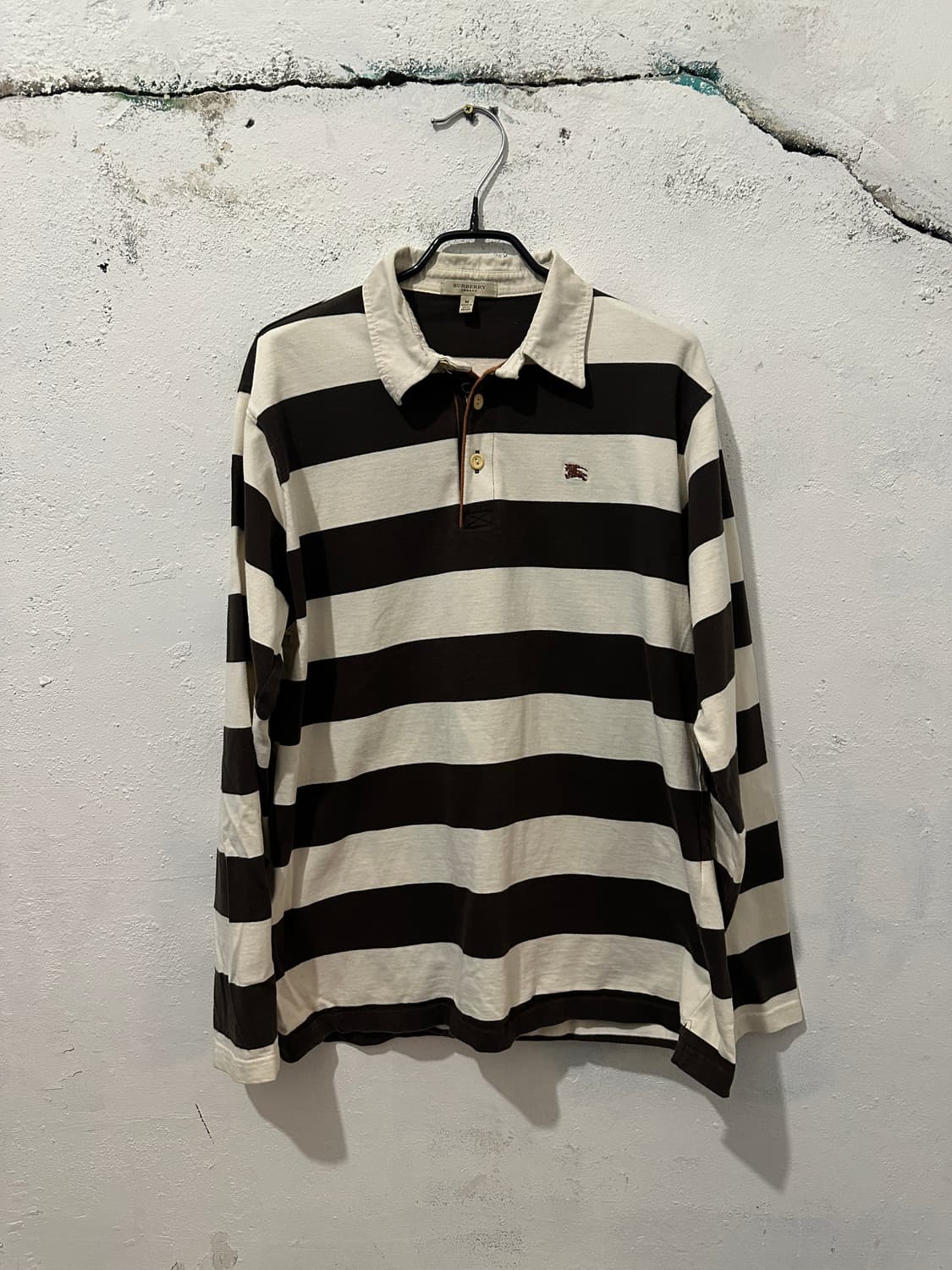 버버리 스트라이프 폴로티 상품이미지1