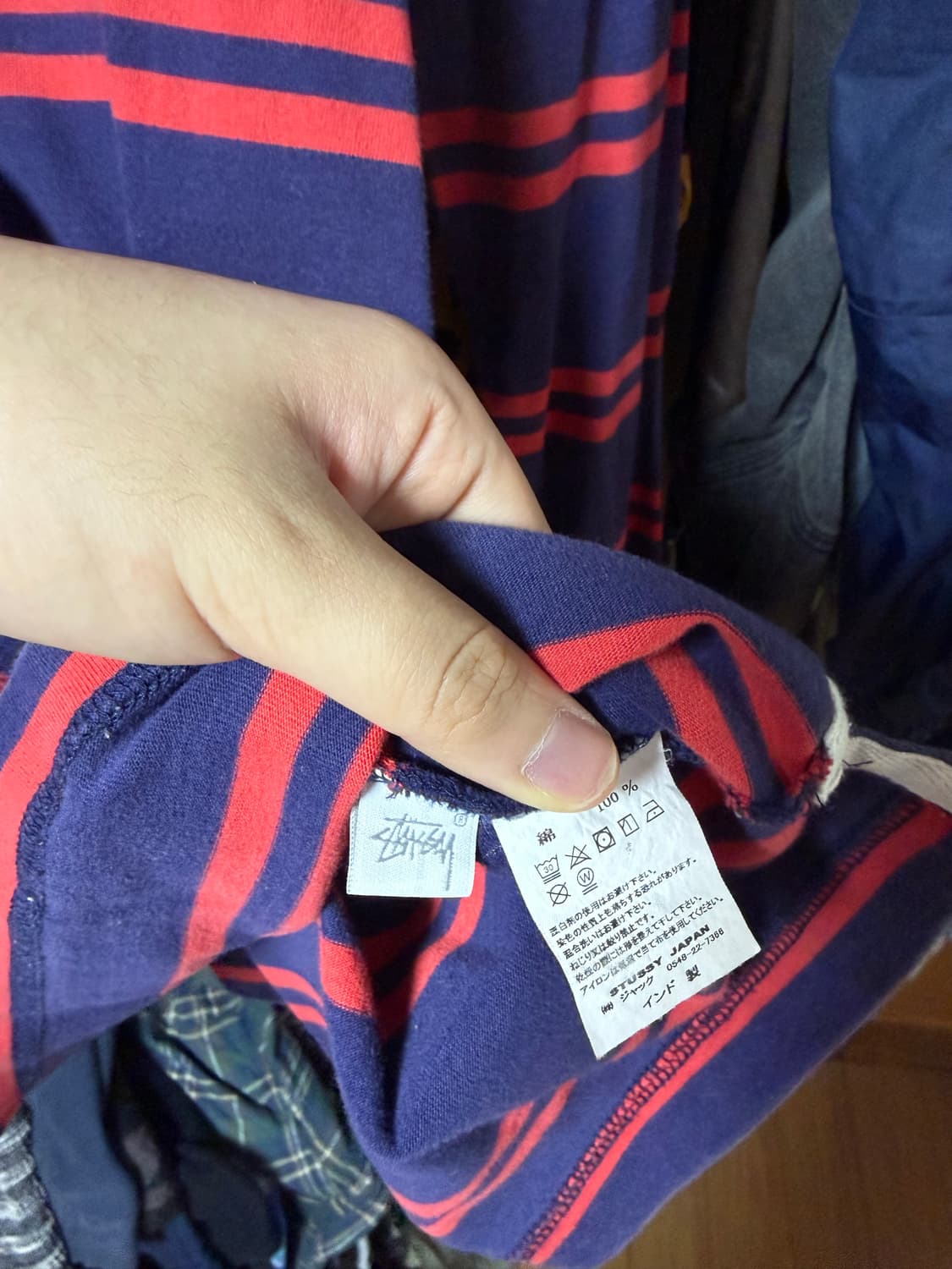 스투시 카라 롱슬리브 L 상품이미지2