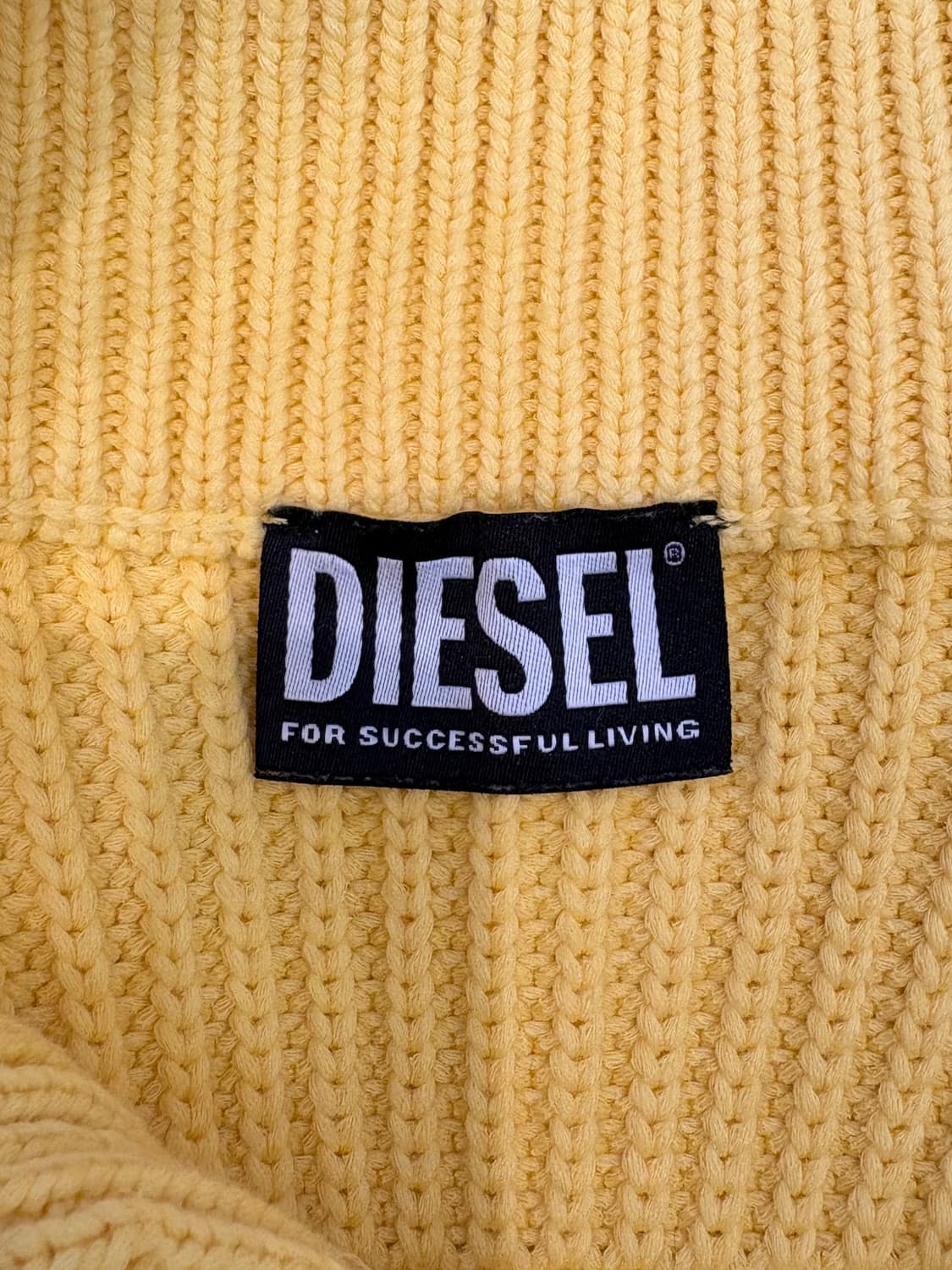 디젤 투톤 니트 집업 상품이미지9