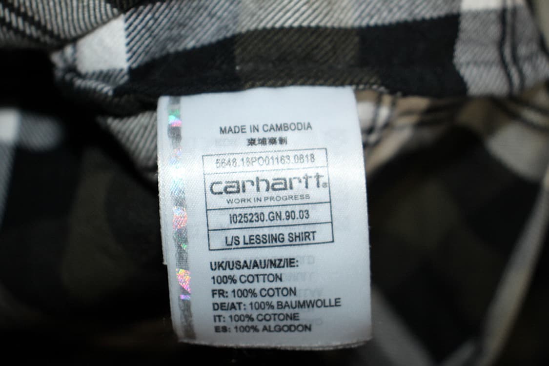 Carhartt 칼하트 WIP 폴라넬체크( L) 상품이미지7