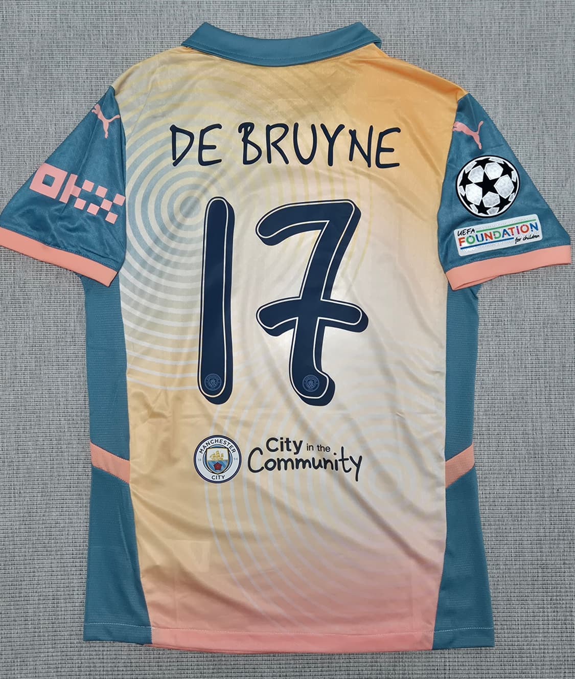 맨체스터 시티 케빈 더브라위너 유니폼 M사이즈 상품이미지1