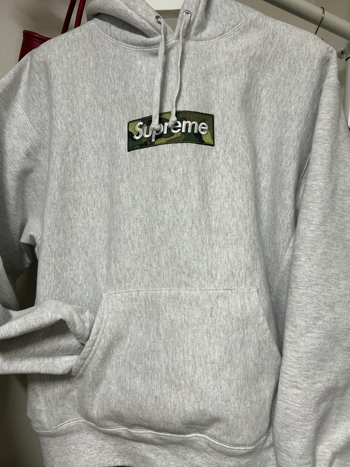 슈프림 박스로고 후드 스웨트셔츠 애쉬 그레이 m 팝니다 상품이미지1