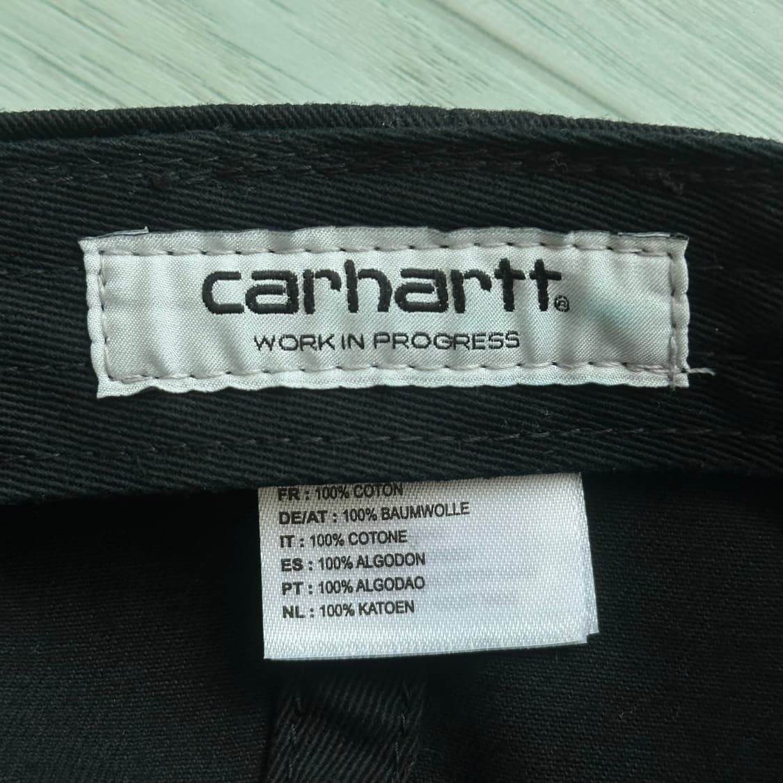 칼하트 블랙(검정) 매디슨 로고 볼캡 상품이미지3