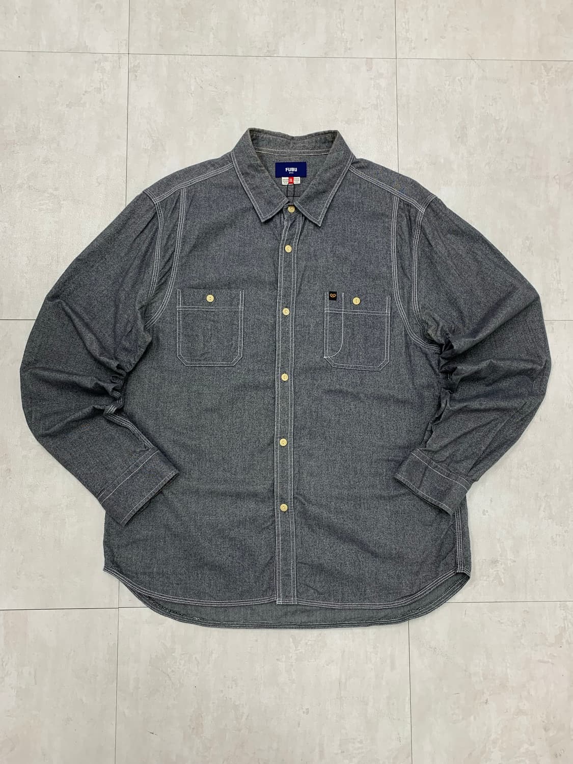 Fubu 흑청 데님 셔츠 #672 상품이미지1