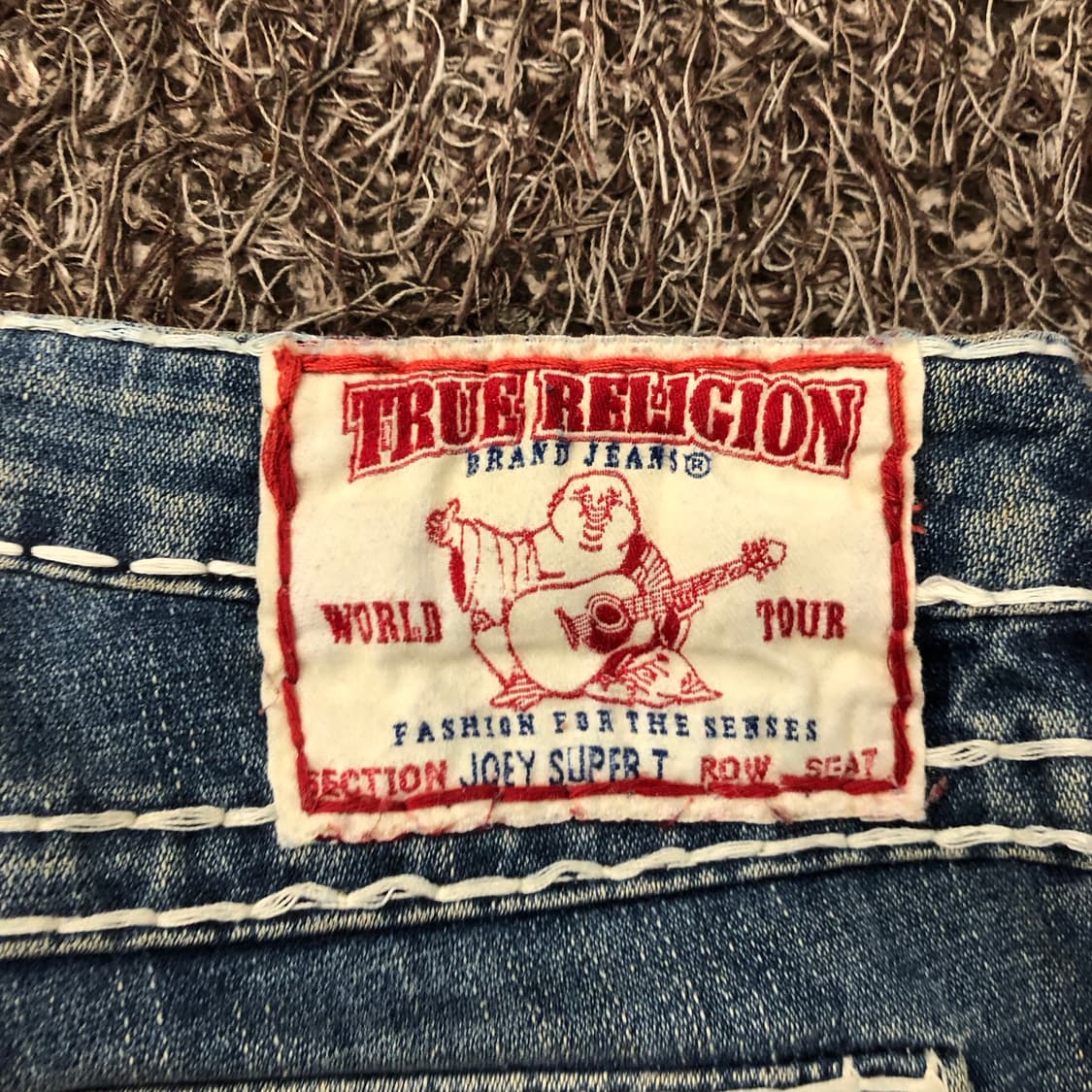 트루릴리전 조이 슈퍼티 스티치 부츠컷 데님 팬츠 상품이미지7