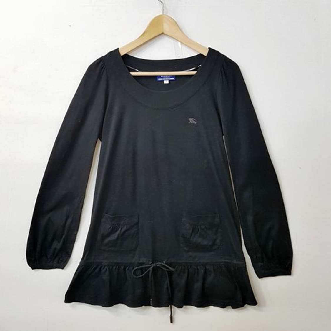 BURBERRY 버버리 블루라벨 롱 블라우스 블랙 상품이미지1