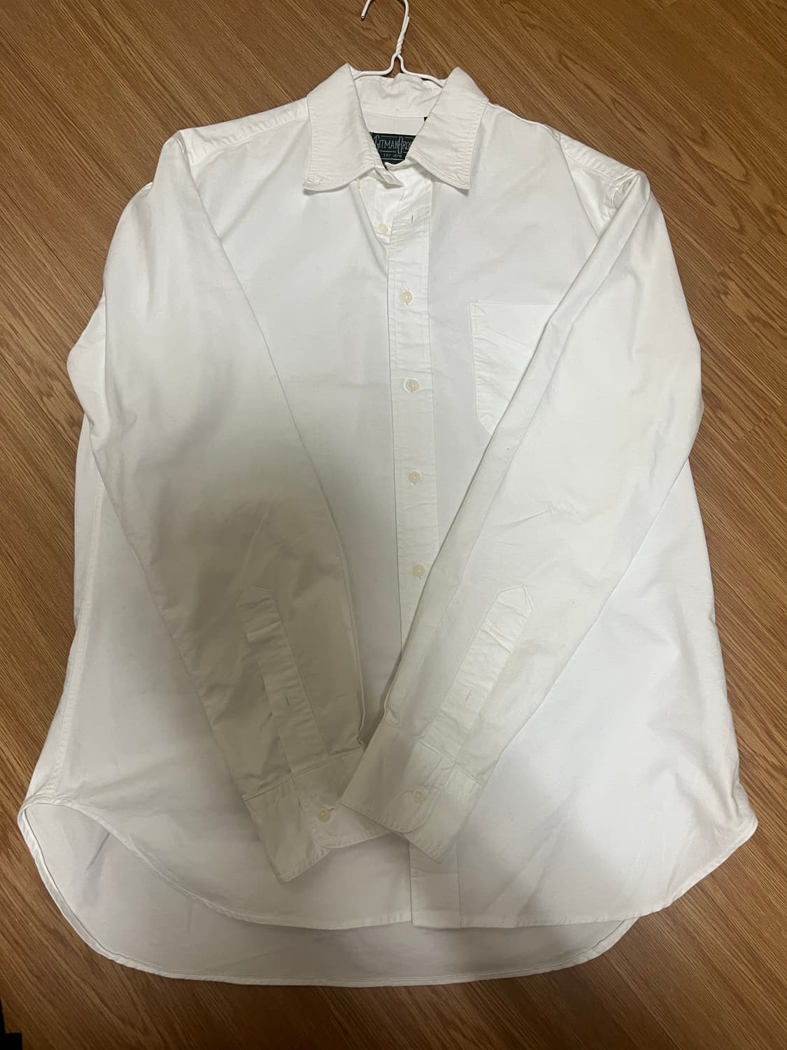 짓먼빈티지 화이트 옥스포드 셔츠 L사이즈 상품이미지1