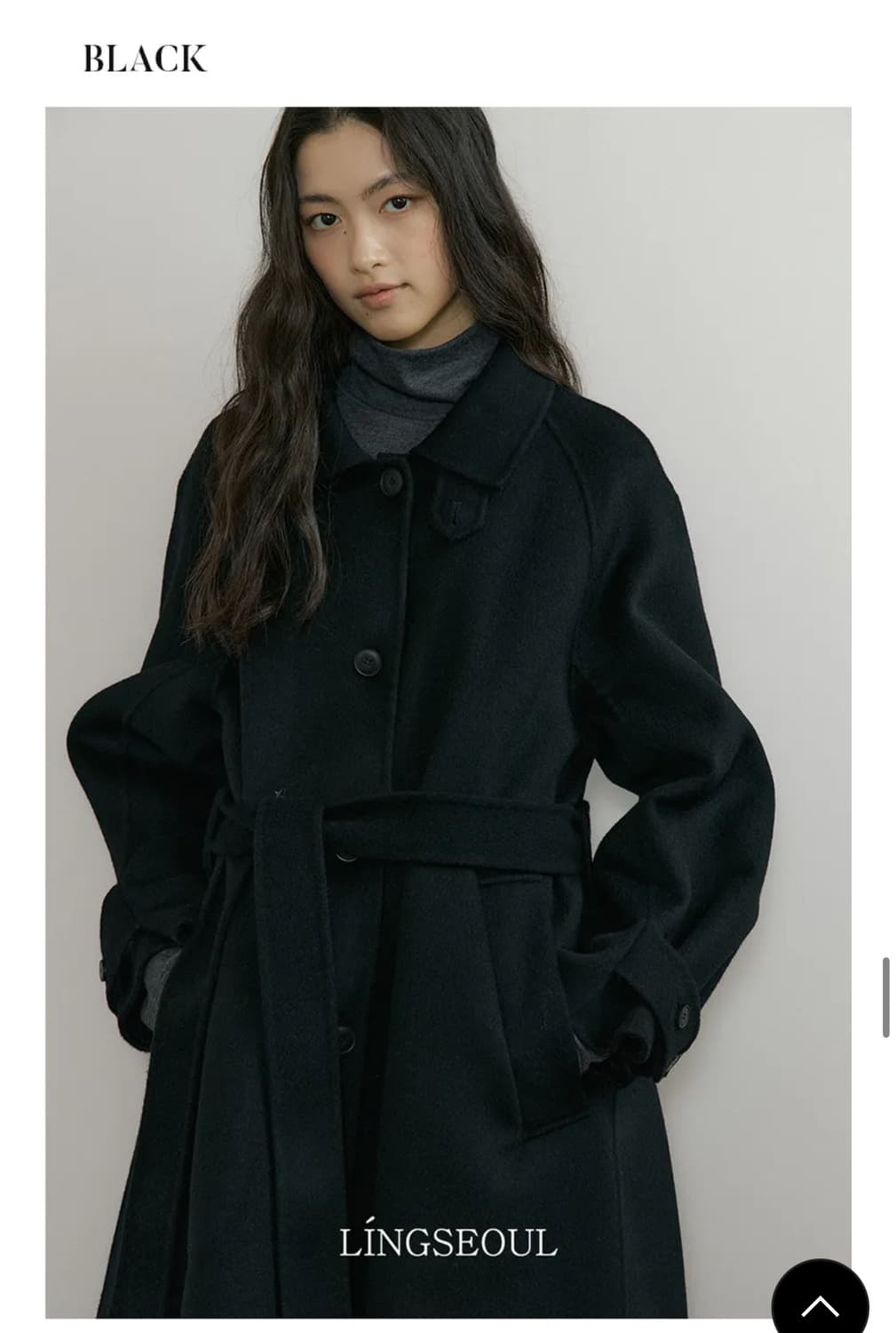 링서울 핸드메이드 코트 (s, black) 상품이미지1