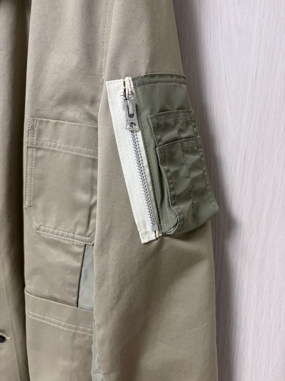 사카이 트윌 패널 자켓 베이지 2(100~105) 상품이미지5