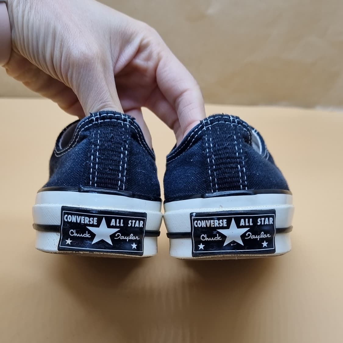 컨버스 척70 로우 블랙 스니커즈 225 상품이미지4