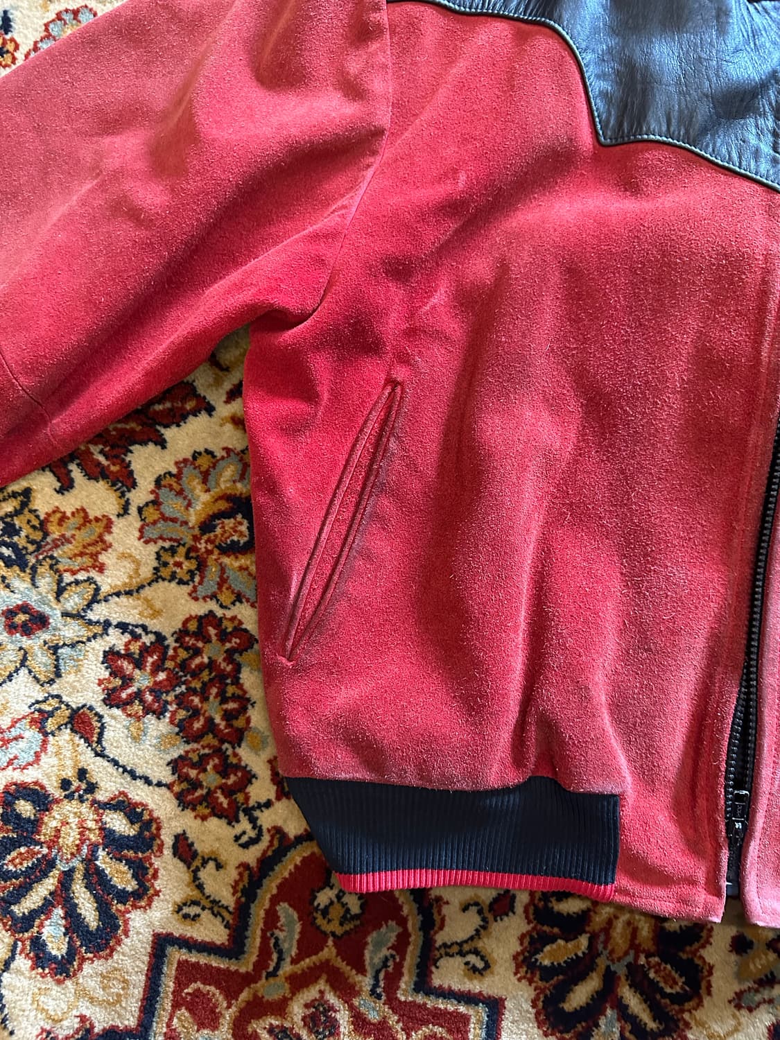 [초희귀/USA] 90s 빈티지 파이오니어 웨어 레더 믹스 자켓 상품이미지6