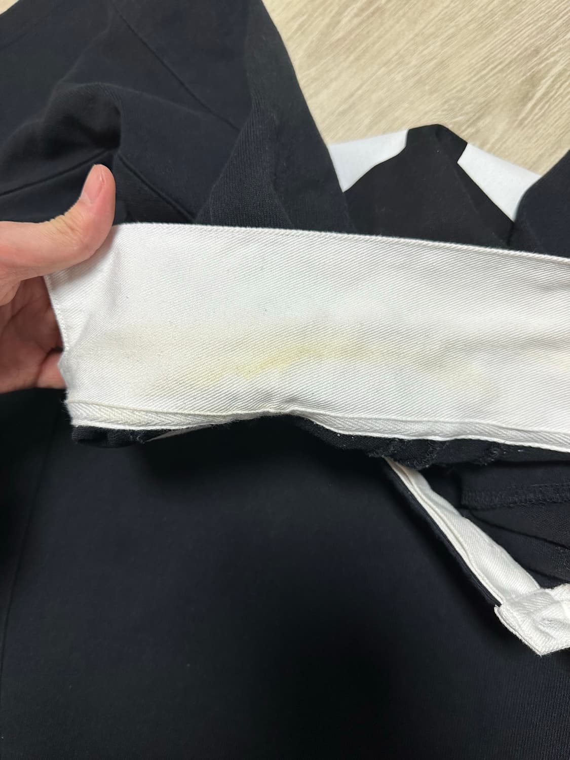 (XL)슈프림 숏 슬리브 럭비 블랙 상품이미지5