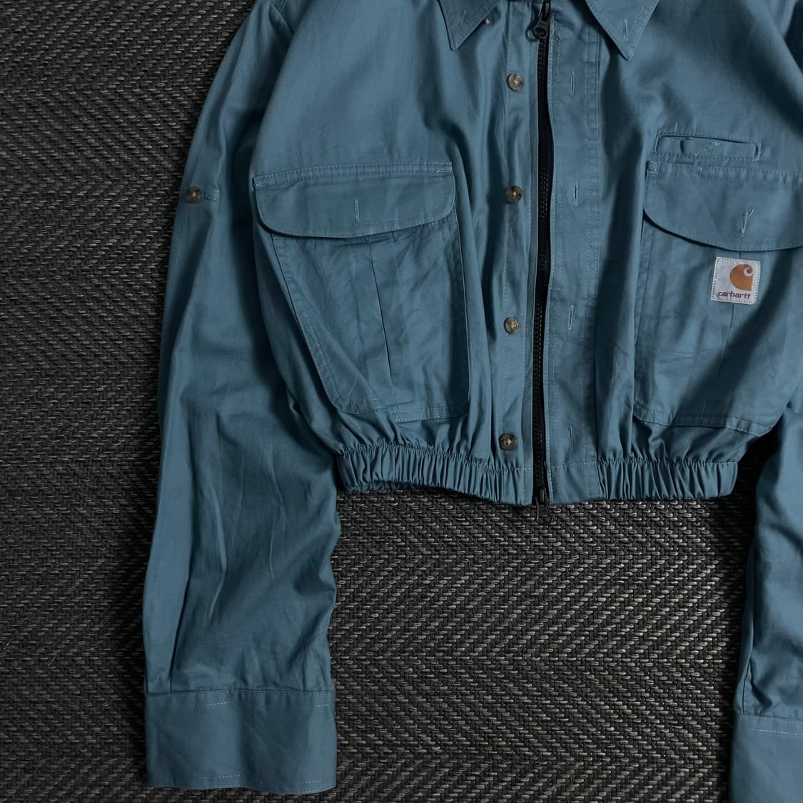 칼하트 크롭 리메이크 투웨이 셔츠 자켓y 3535 상품이미지4