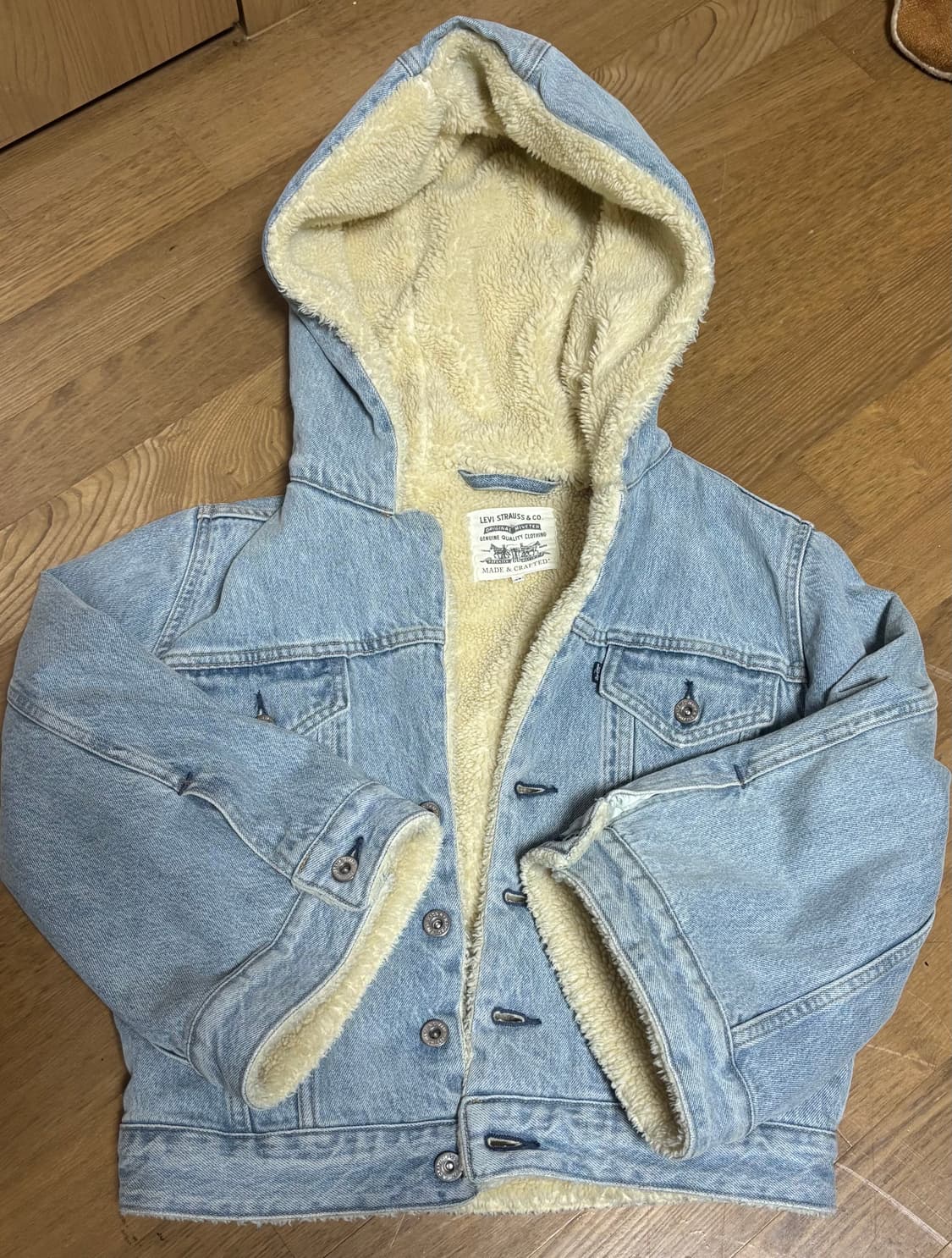리바이스 쉐르파 데님후드 상품이미지1