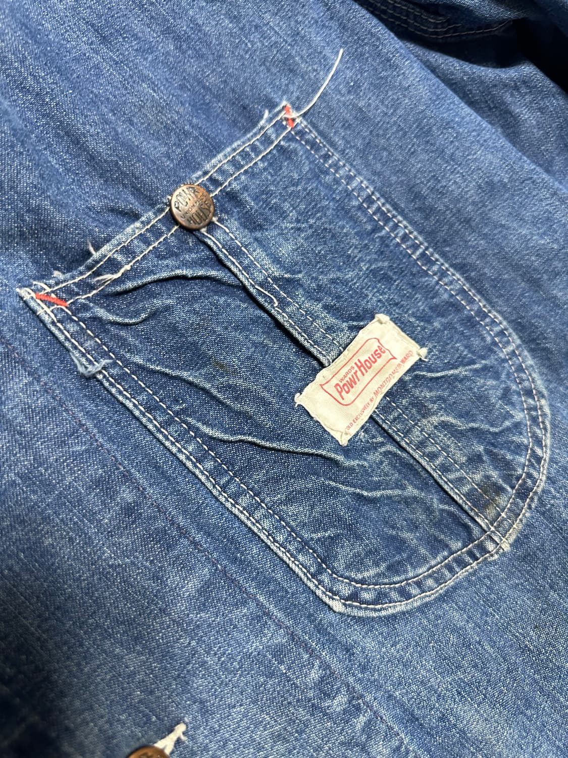 60s powr house denim coverall jacket  상품이미지5
