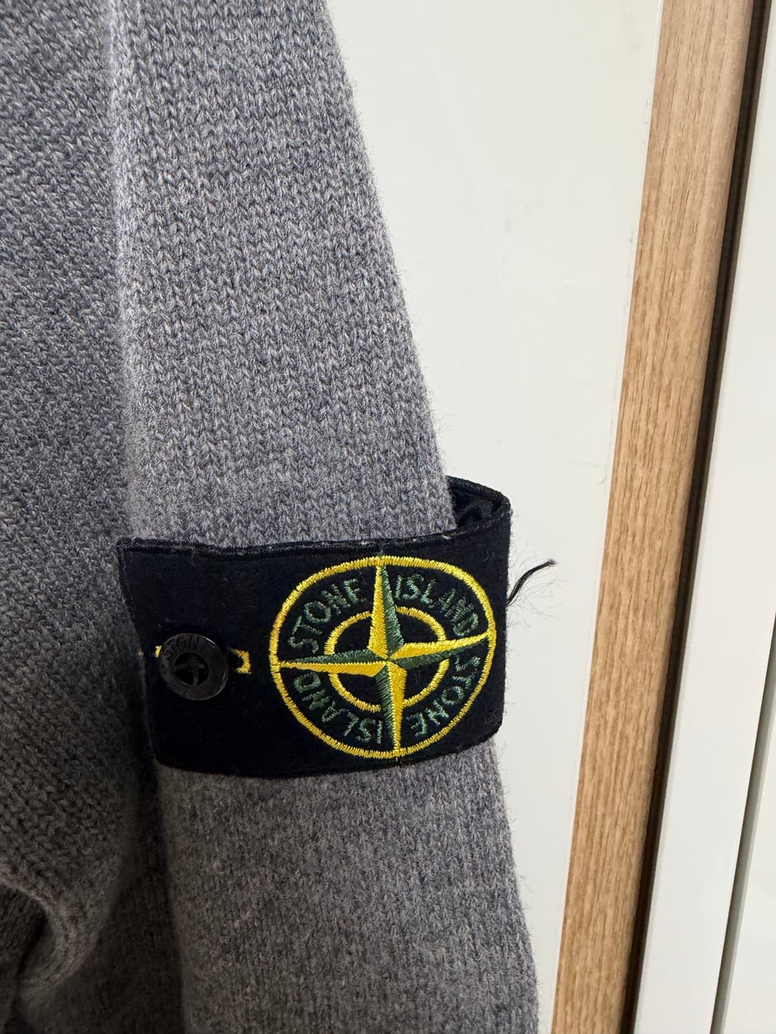 스톤아일랜드 램스울 니트 그레이 M 상품이미지2