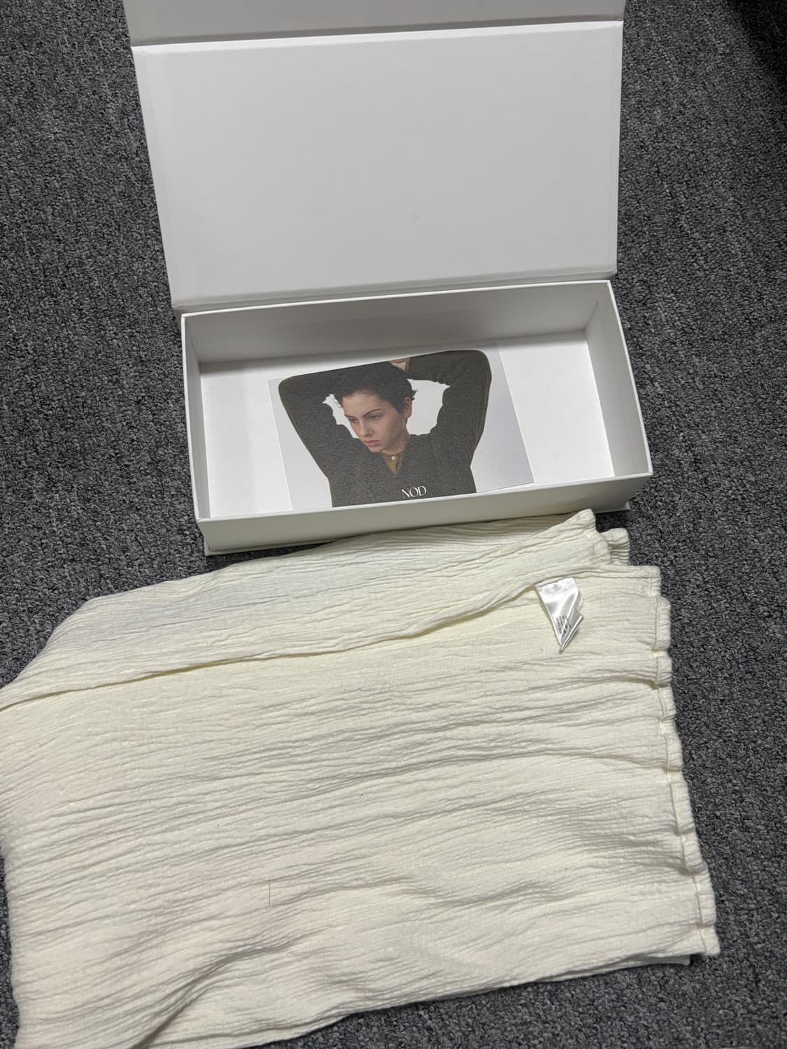 nod 나이트오브데이 스카프 아이보리 상품이미지3