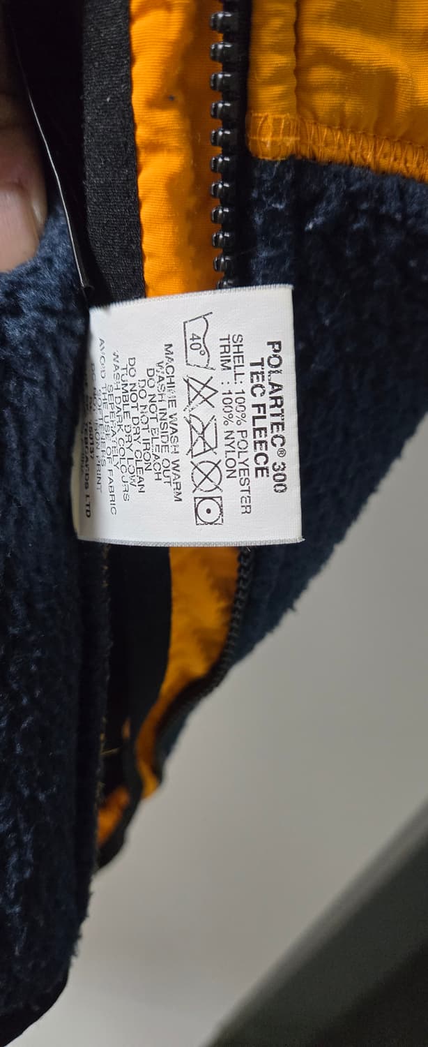 팔라스 Palace 플리스 자켓 L 네이비/옐로우 상품이미지4