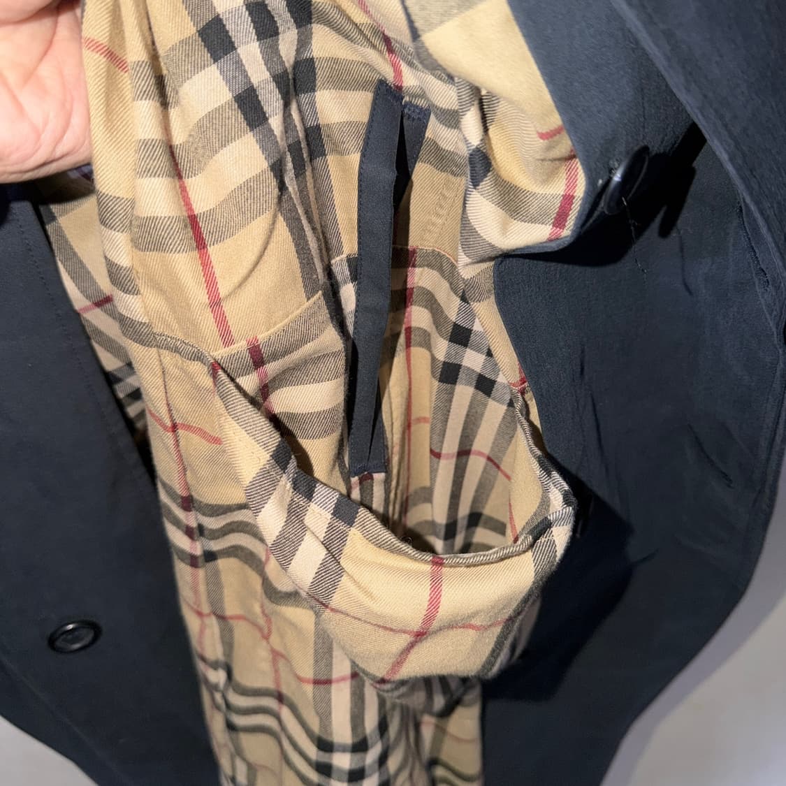 버버리 남성 맥코트 다크네이비 48 (남성 105정도) 상품이미지7