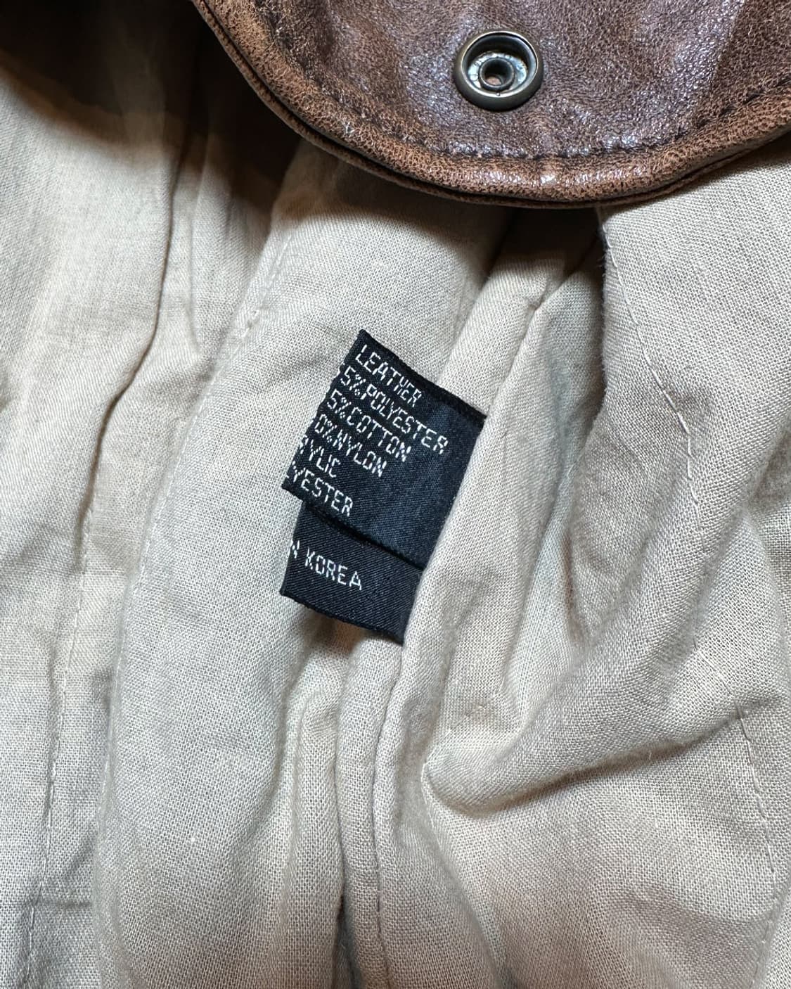 90s 헤비 리얼 레더 A2 플라이트 자켓 상품이미지10