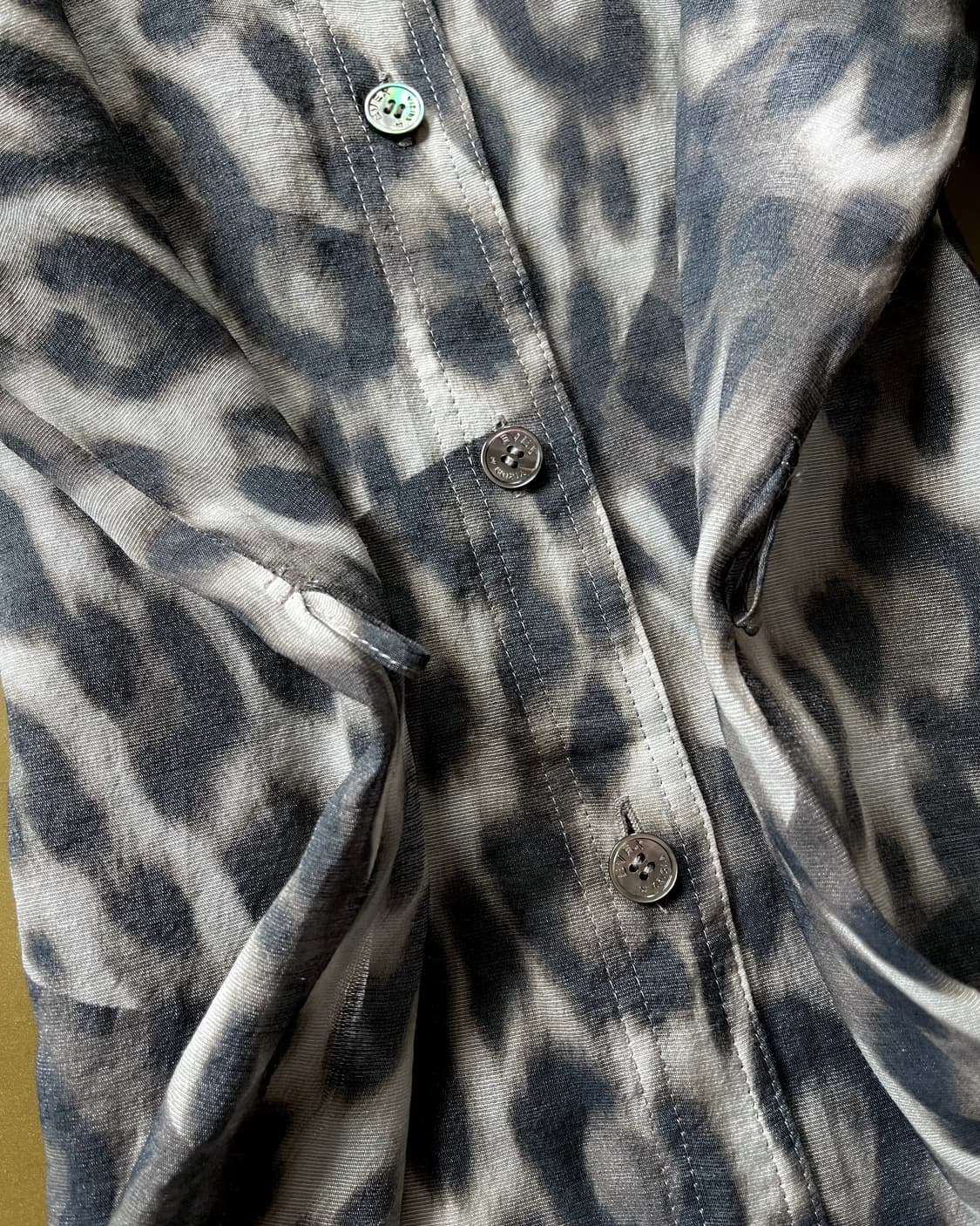 EVEX by Krizia Leopard Pattern Old Shirt 상품이미지7