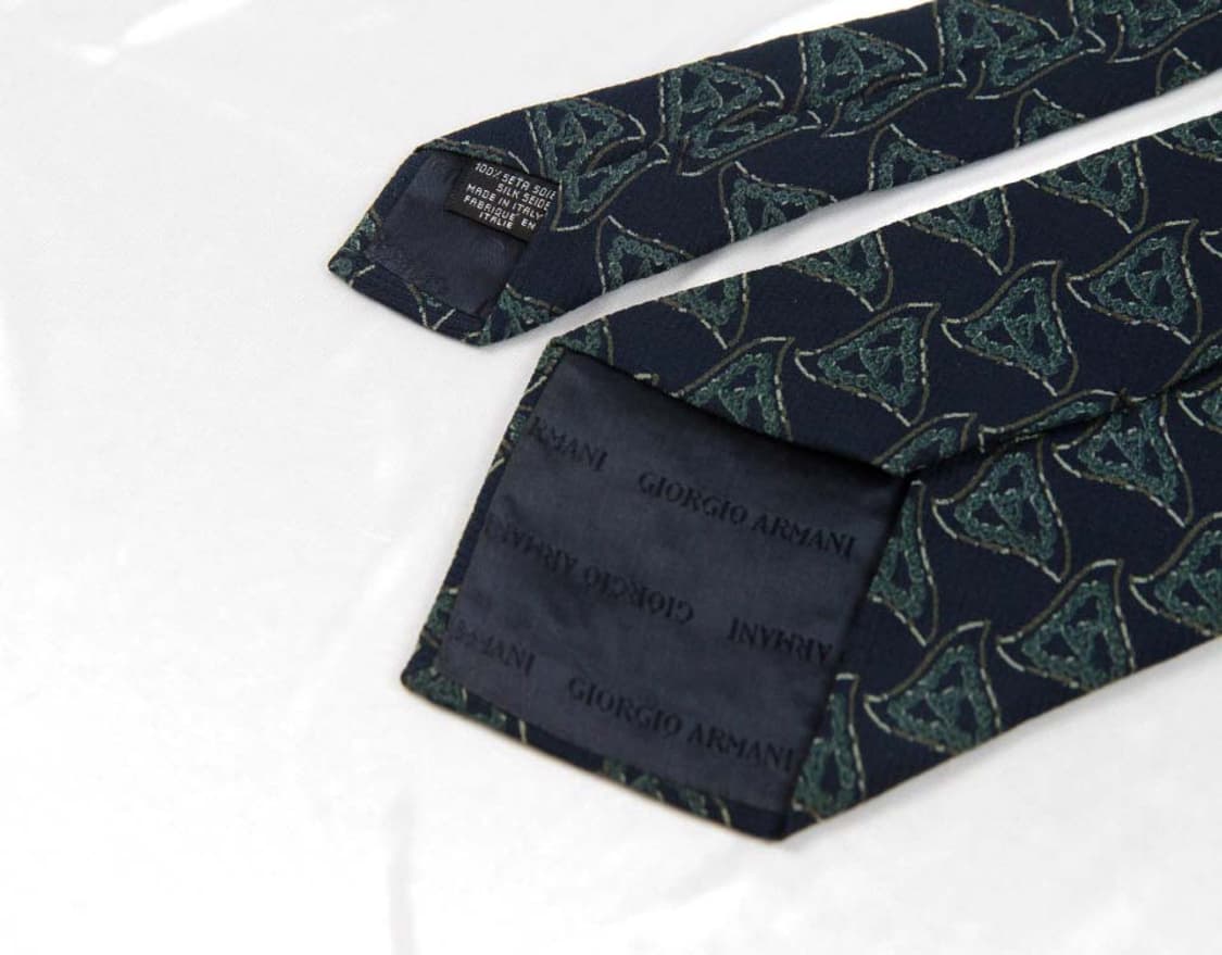 알마니 10.2cm A등급 클래식 남자 명품 넥타이 상품이미지4