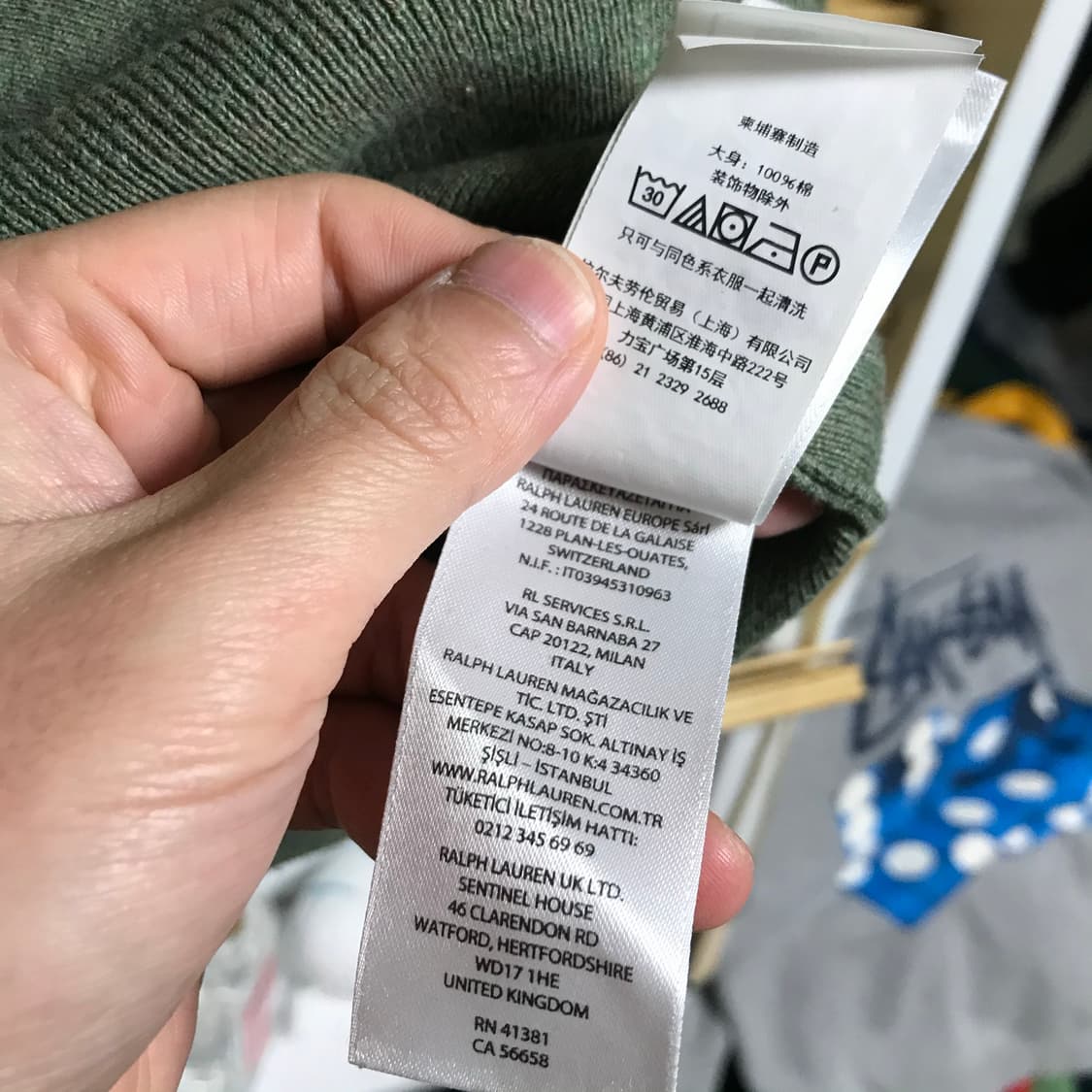 폴로 신형라인 카키 라운드니트 상품이미지8