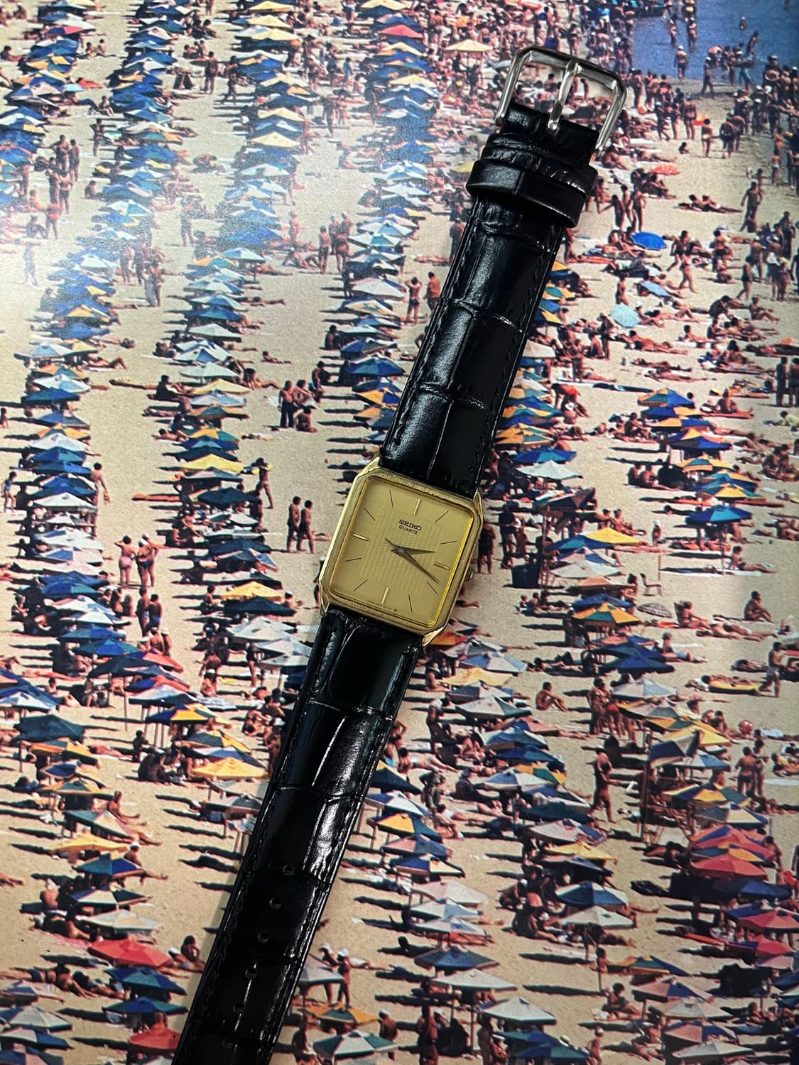 Vintage Seiko Quartz Tank Watch  상품이미지3