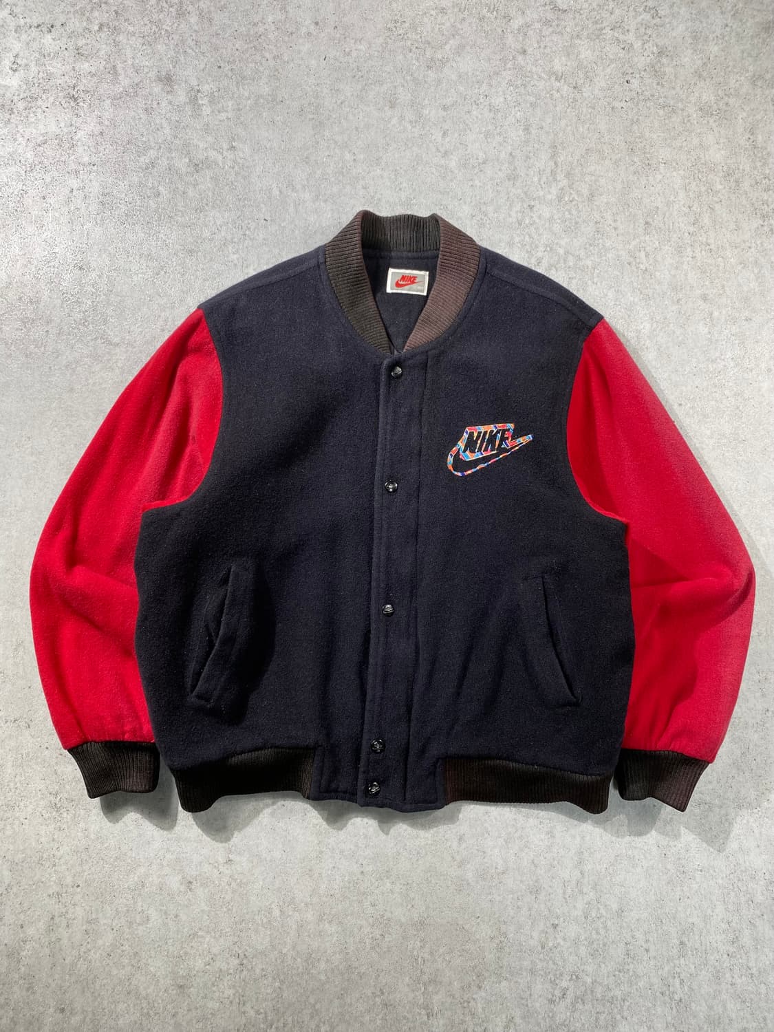 [100] 90s Nike 나이키 올드스쿨 페이디드 바시티자켓 상품이미지1