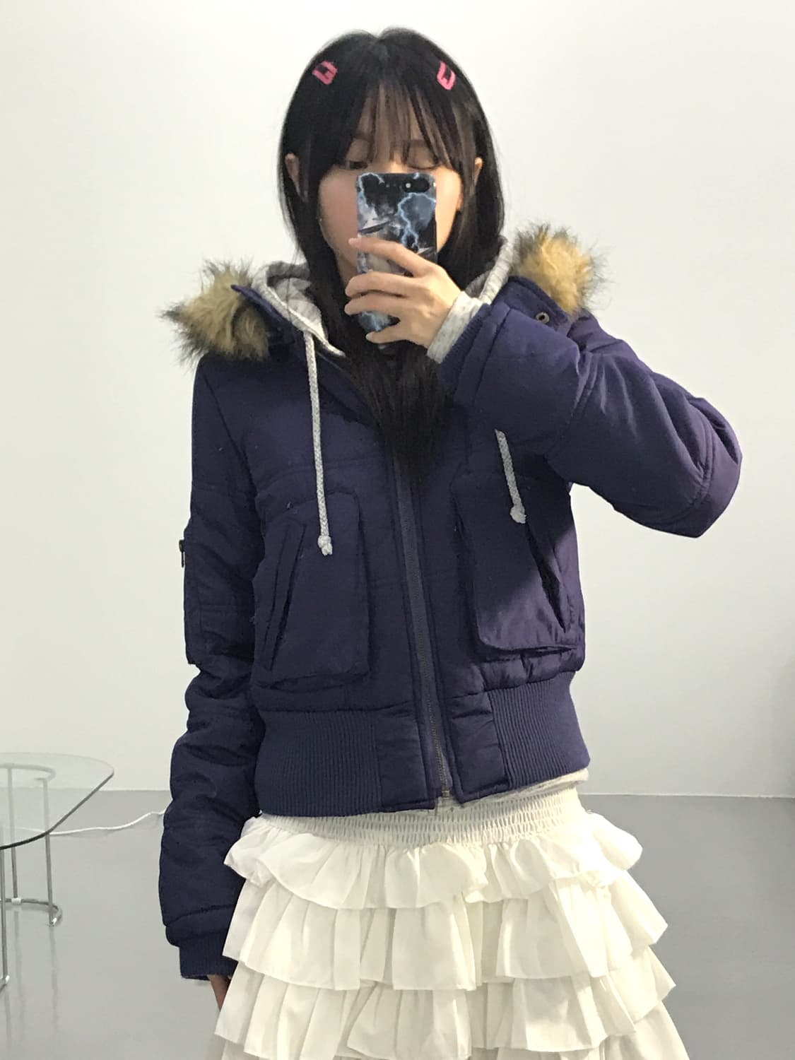 Jpn Purple Wolfjaw Puffer Jackets 상품이미지1