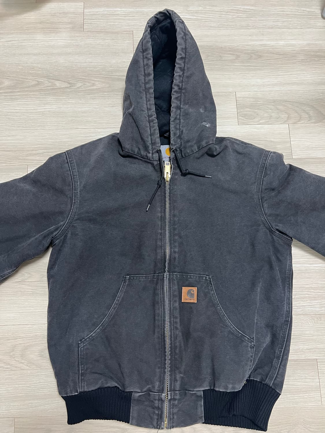 (S)칼하트 J130 BLK 블랙 빈티지 상품이미지2