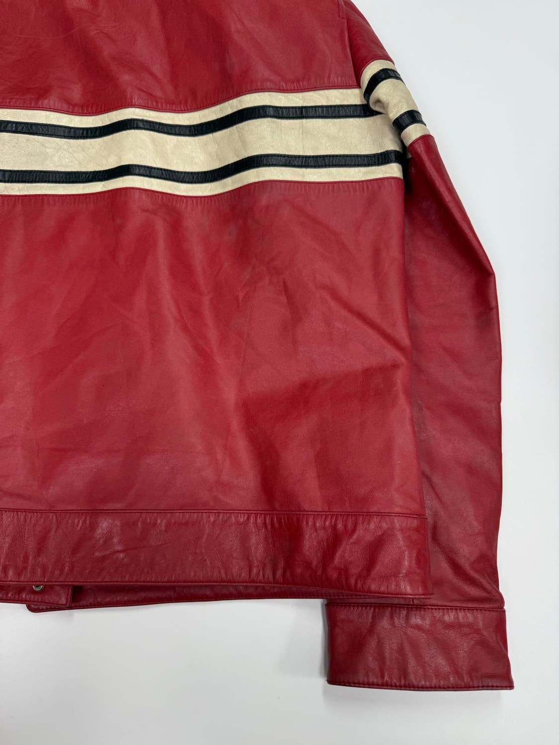 VTG TRACKSIDE LEATHER JACKET 상품이미지7