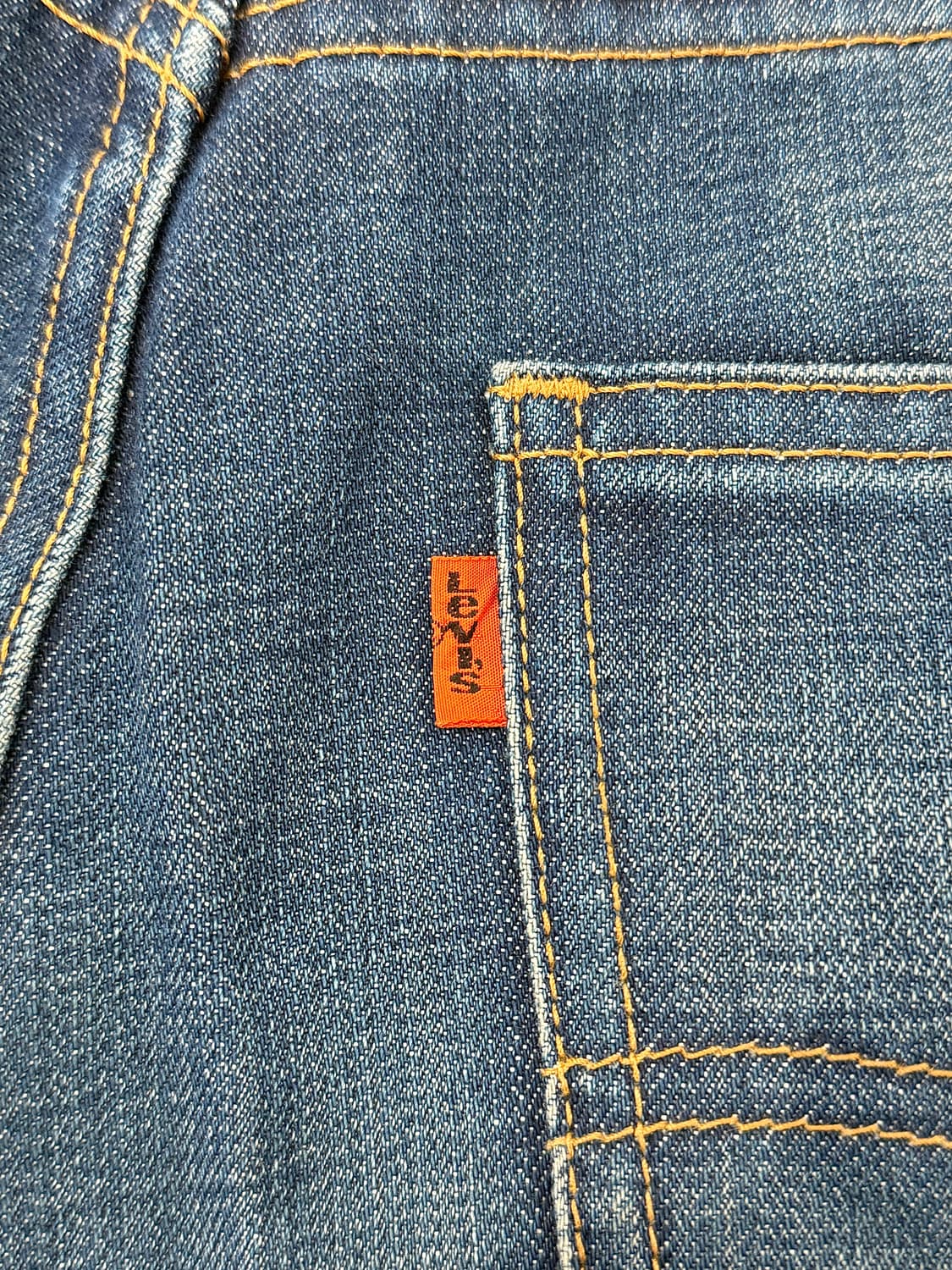 리바이스 211 오렌지 탭 인디고 데님 팬츠 상품이미지8