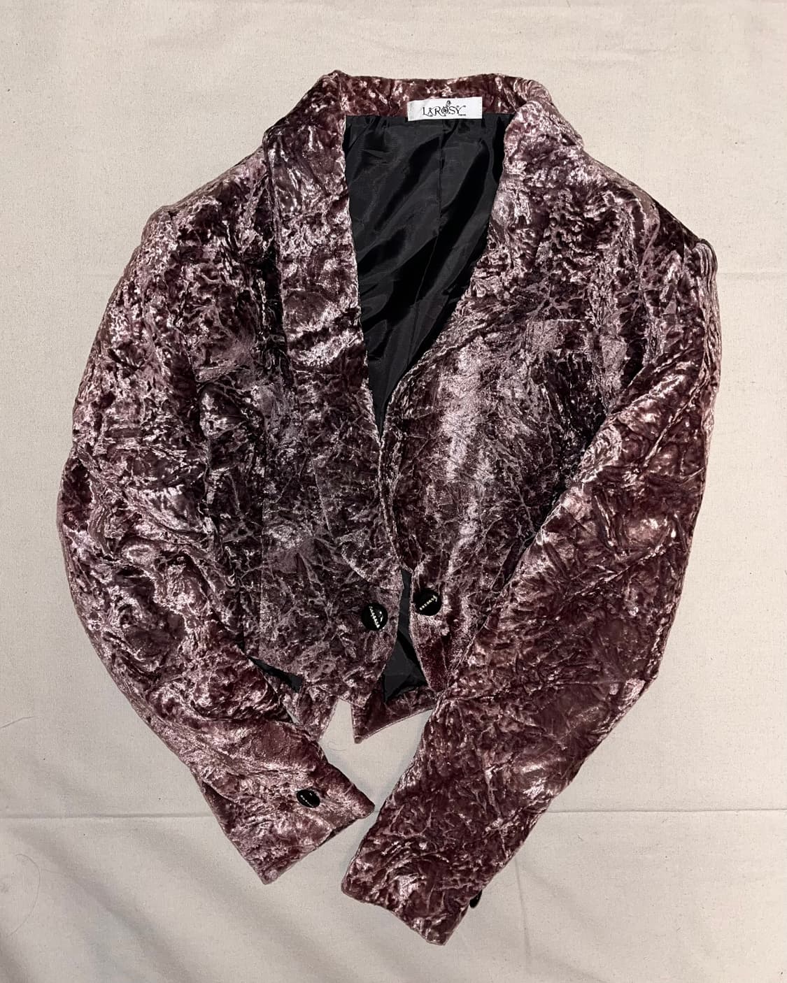 pink crack velvet jacket 상품이미지7