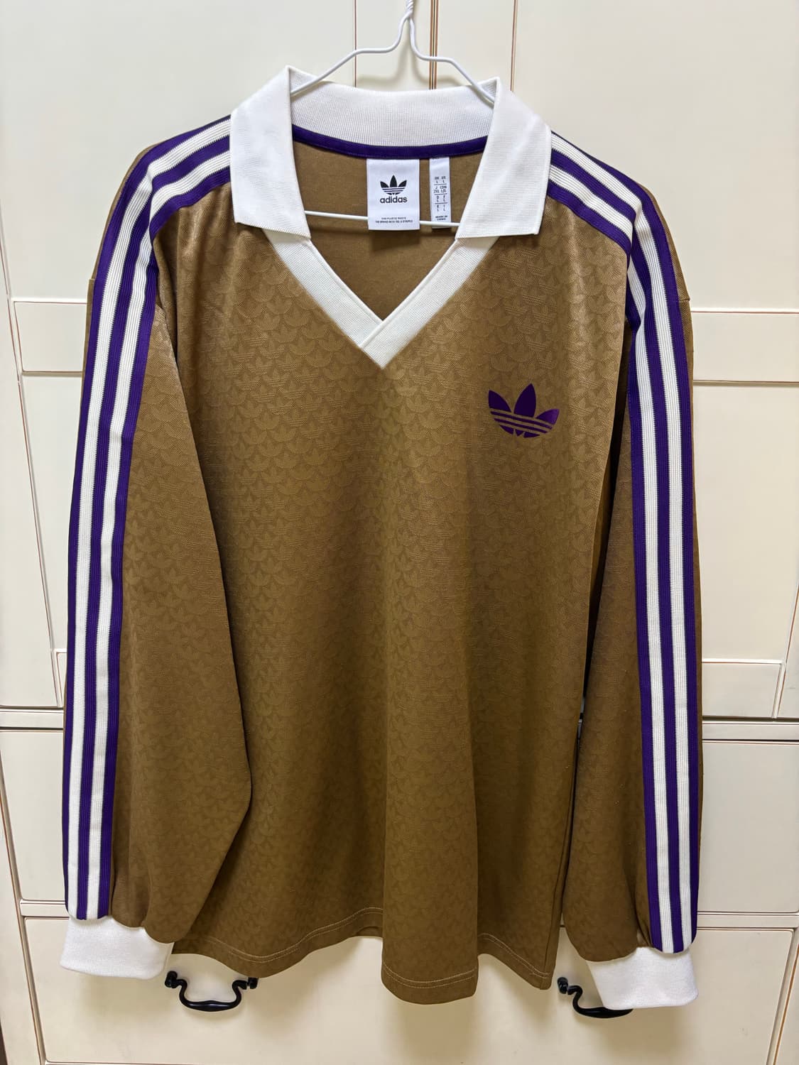 아디다스 오리지널스 아디컬러 70s헤리티지 나우 롱슬리브 티셔츠 브라운 상품이미지1