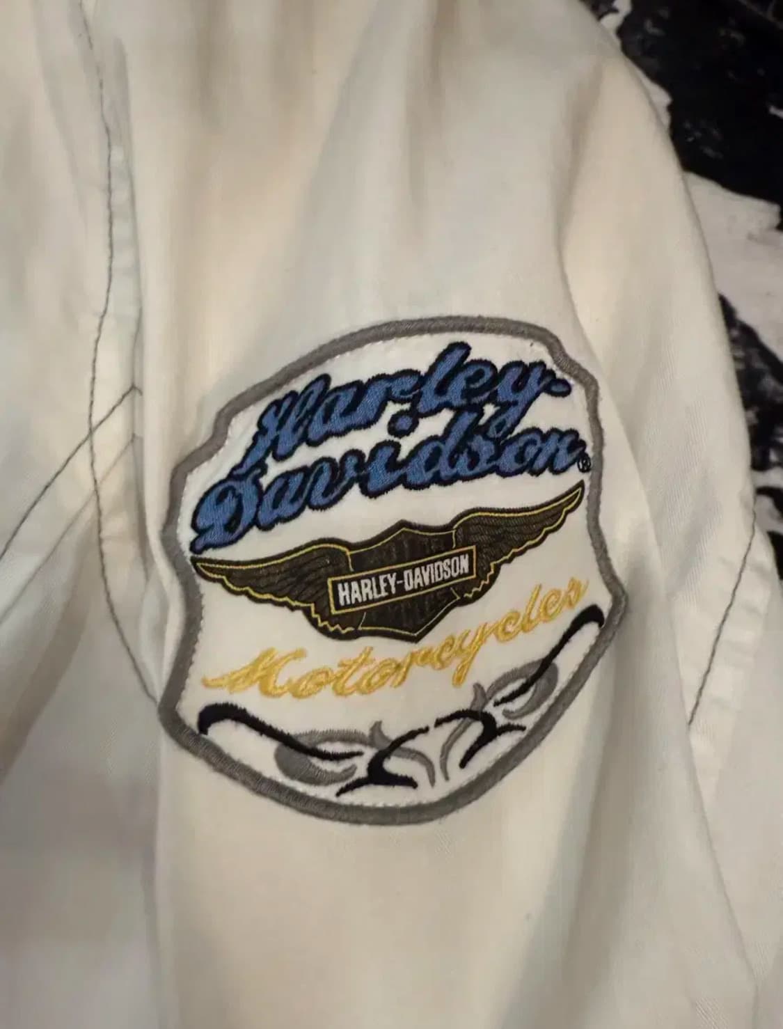할리데이비슨 화이트 자켓 상품이미지2