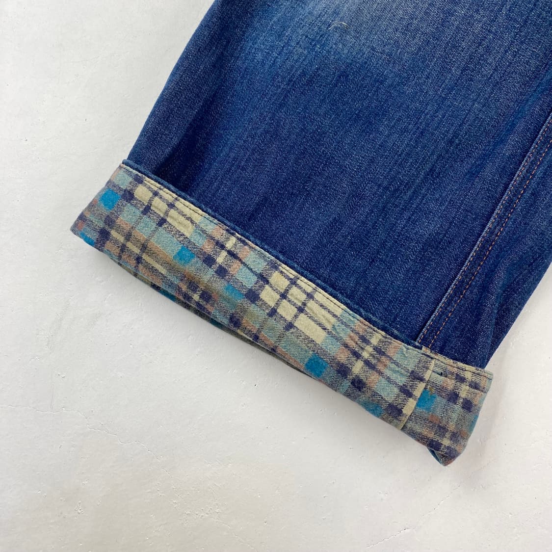 디젤 패치워크 와이드 데님 진 (34) 상품이미지4