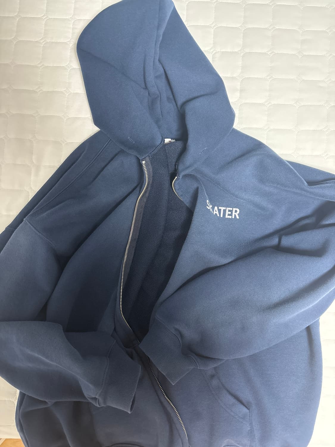 1011갤러리 스케이터 후드집업 네이비 상품이미지4