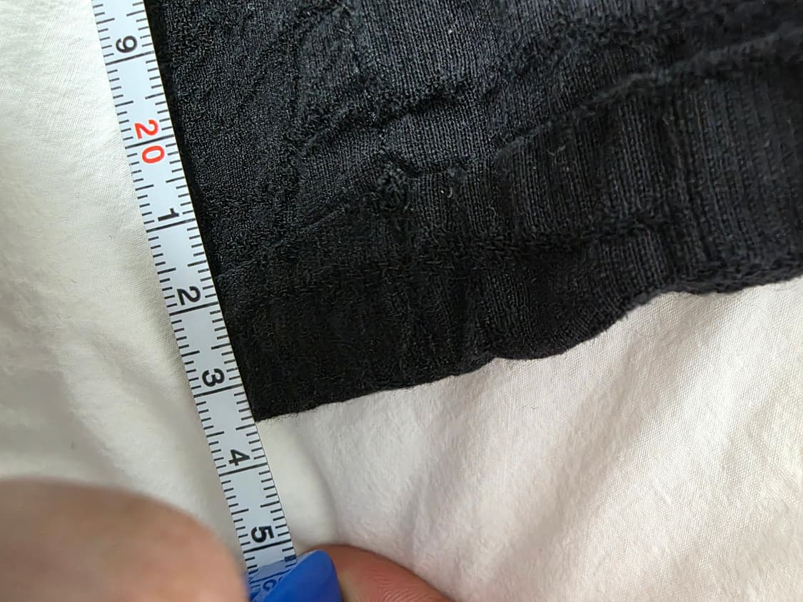 언어펙티드 블랙 패턴 바지 S 상품이미지7