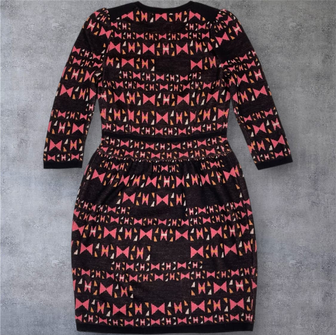 질바이질스튜어트 블랙 패턴 니트 원피스 S 상품이미지5