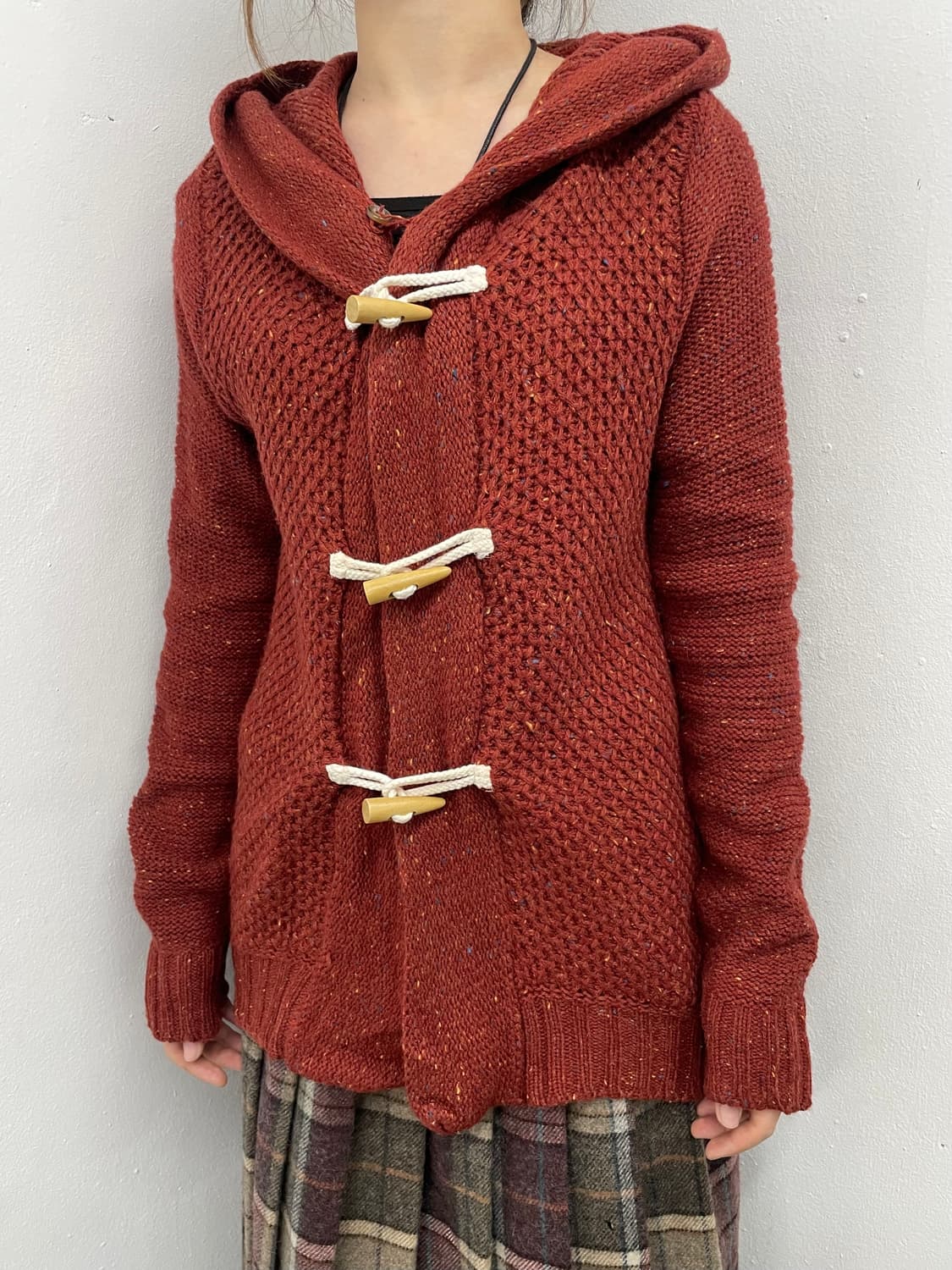 모리 울 블렌디드 떡볶이 가디건 상품이미지1