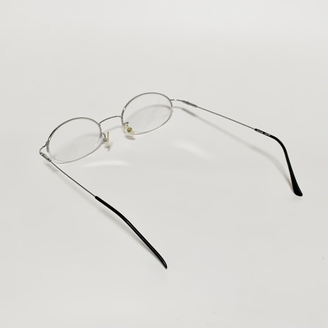 998 빈티지 실버 반무테 오벌 안경 초슬림 스몰사이즈 경량 데드스탁 픽 상품이미지6